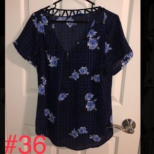 Apt9 flower blouse